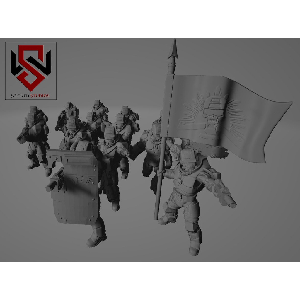 Wycked Studios 3d Elysium Super Soldiers Tabletop Miniatures 3d Printed Shopee Philippines