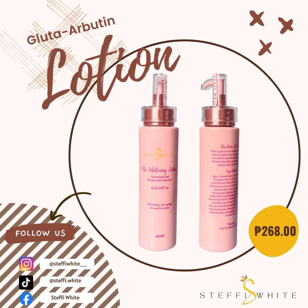 Steffi White 10x Whitening Lotion | Shopee Philippines