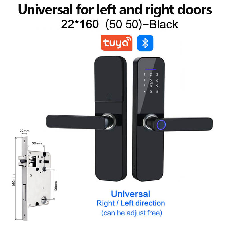 TUYA 9in1 Smart Door Lock AntiTheft Fingerprint Digital Password Lock