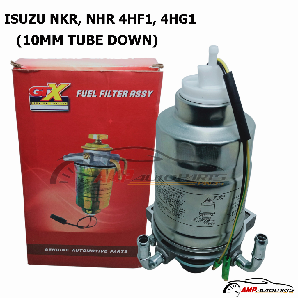 Fuel Filter Assembly for ISUZU NKR, NHR 4HF1, 4HG1 (10MM TUBE DOWN