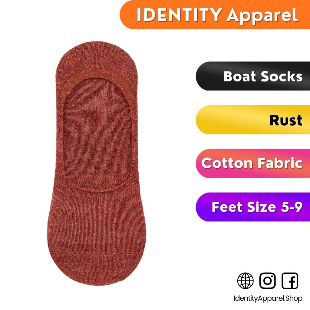 Identity Ladies Plain Colored Invisible Boat Socks Shopee Philippines 8917