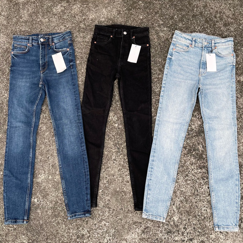 Zara Premium Skinny Jeans batch 2 (HIGHWAIST) | Shopee Philippines