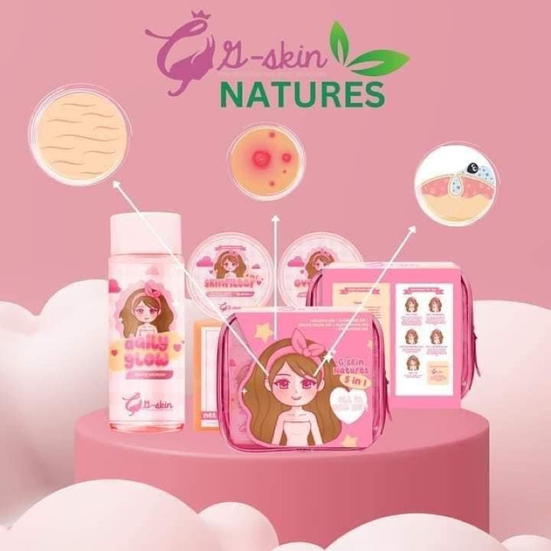 Gskin Natures 5 in 1 Rejuvenating Set | Shopee Philippines