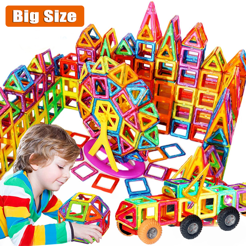 142Pcs Big Size Bricks Building Blocks Set Constructor Games