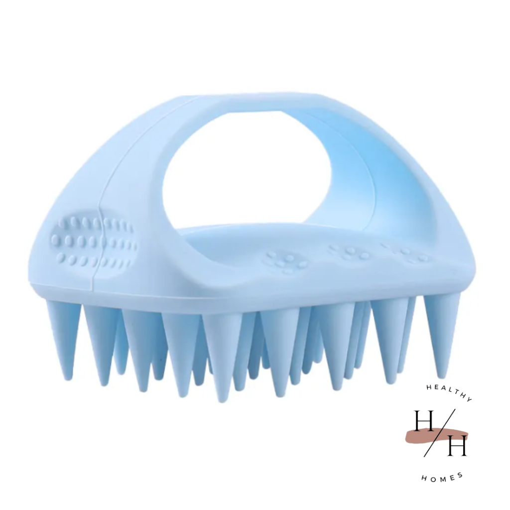 Healthyhomes Soft Silicone Hair Scalp Massager Brush Hair Wash Wet Dry ...