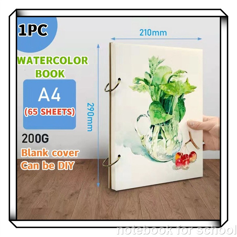 A4/8K Looseleaf Sketchbook Watercolor/Sketch/Marker Kraft Painting