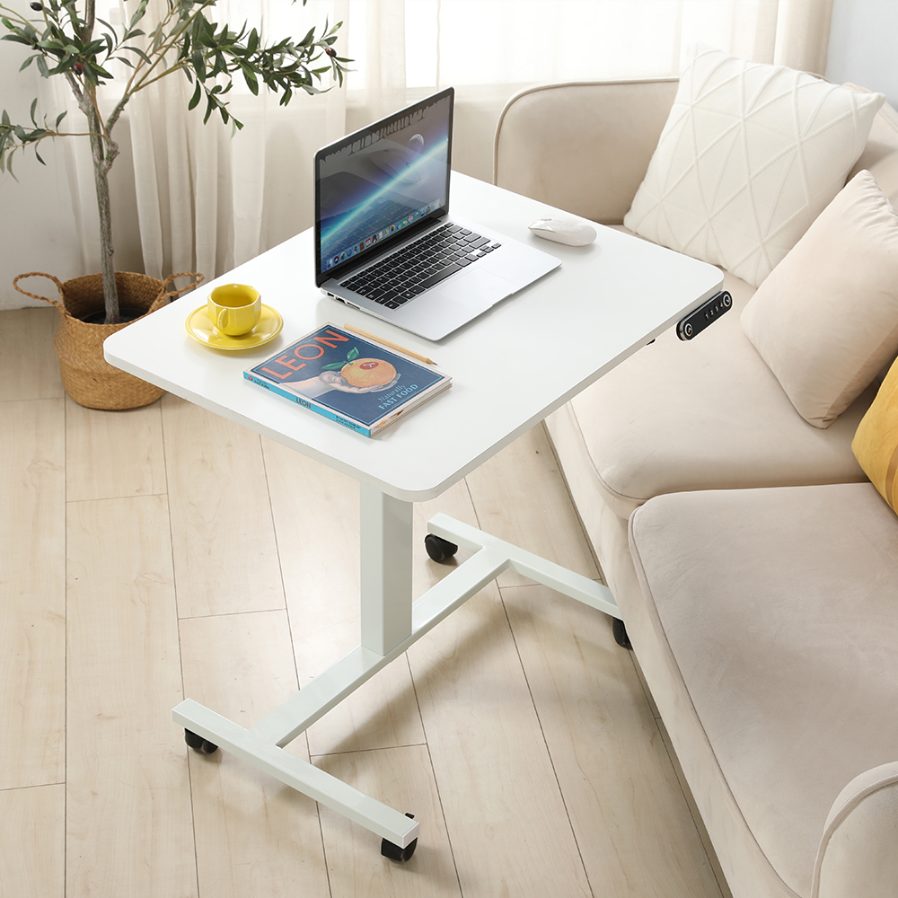 BilBil 32 inches New mobile electric lift computer desk 80cm With