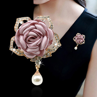 Fashion Pins Colorful Flower Brooch Elegant Hollow Flower Brooches Women's  Dresses Coats Scarves Accessories Pin for Women Crafts
