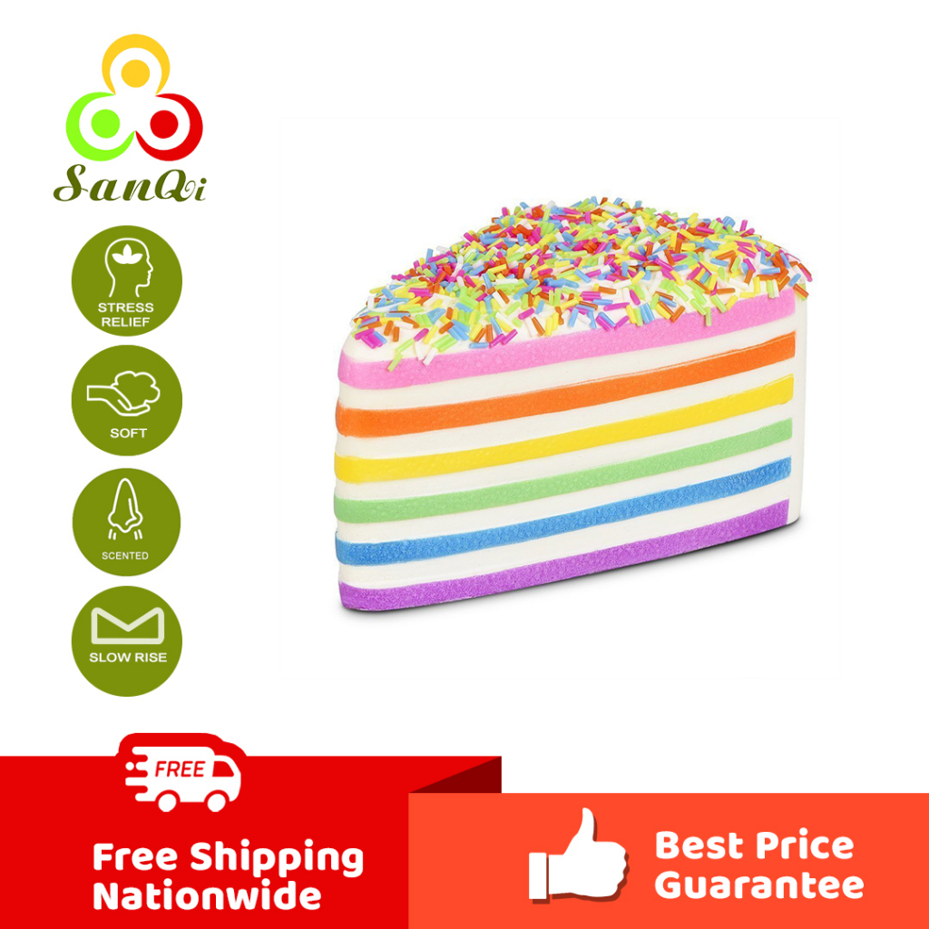 SanQi Elan SQ5882 Super Slow Rise Rainbow Colored Cake | Shopee Philippines