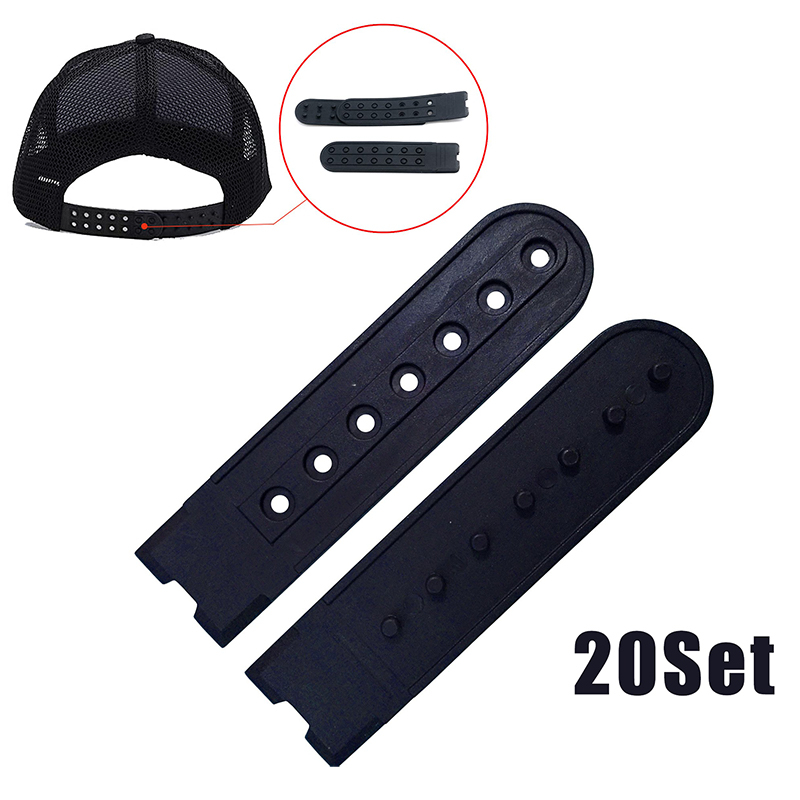 20 Sets Baseball Cap Repair Strap Snapback Strap Repair Fasteners Buckle Extender Shopee