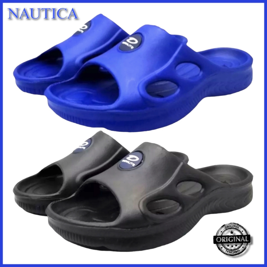 Duralite 'NAUTICA' Men's light weight and waterproof slippers | Shopee ...