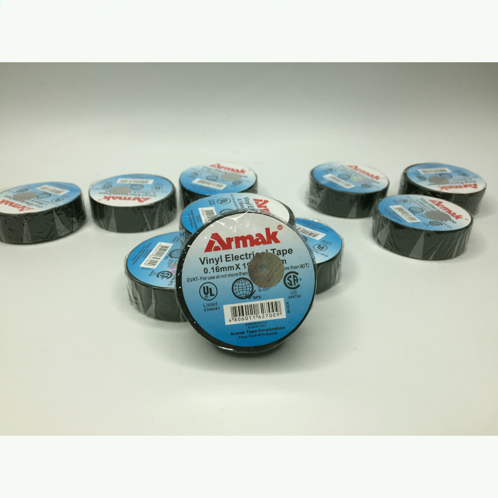 Armak Electrical Tape Black (Small Size) Rubber Based Adhesive Electric ...