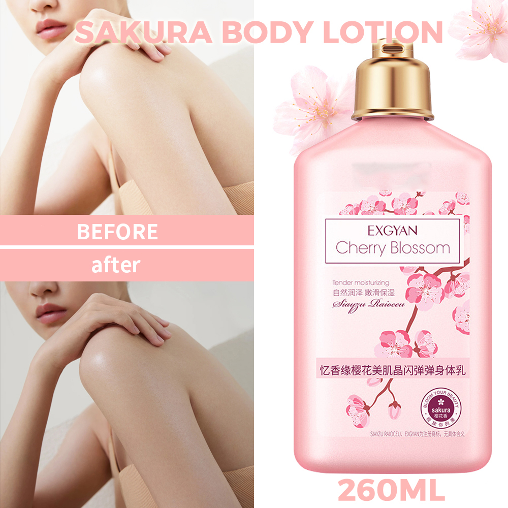 Japan Sakura Whitening Body Lotion Moisturizing and hydrating skin care