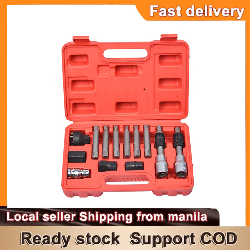 13 Pcs Alternator Pulley Tool Kit Alternator Tool Set / Repair