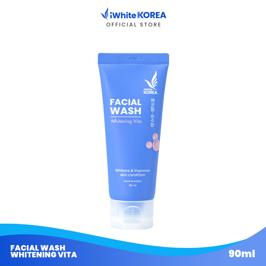 iWhite Korea Facial Wash Whitening Vita 90ml Whitens & Improves Skin