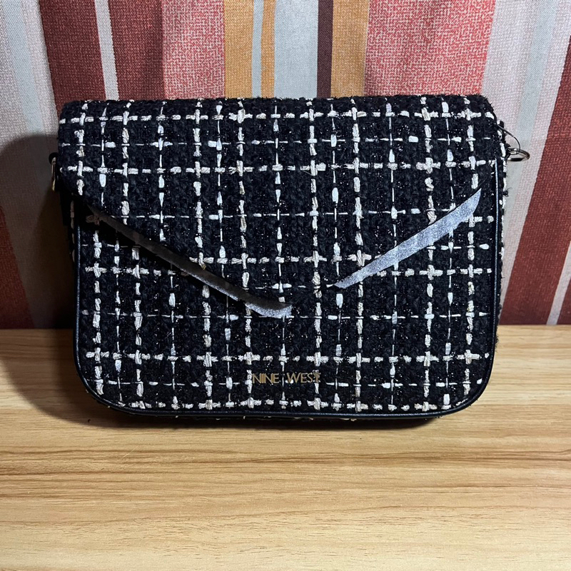 Nine West tweed crossbody bag Shopee Philippines