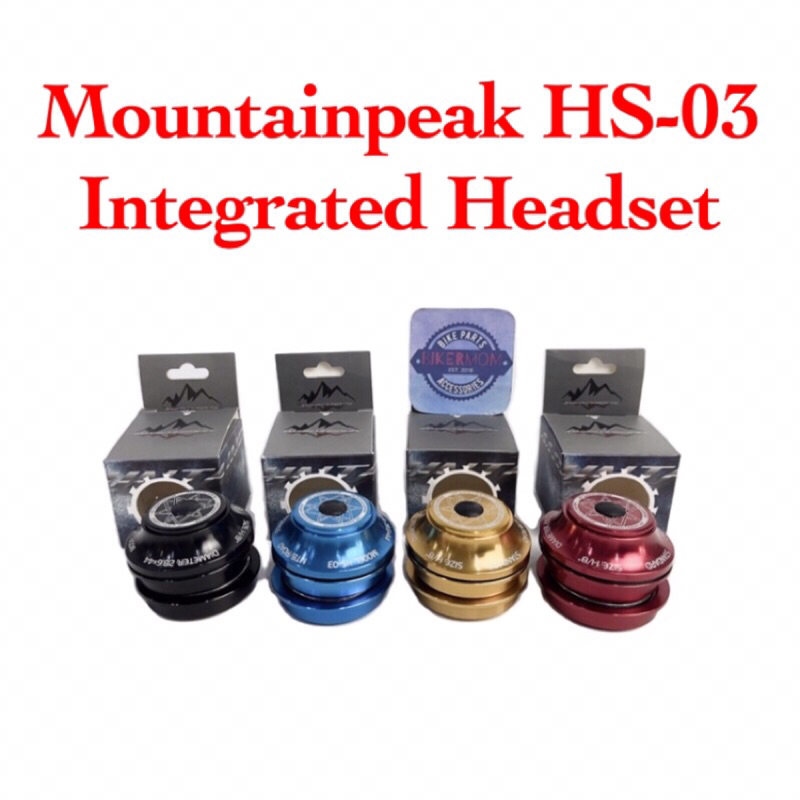 Mountain peak integrated headset clearance