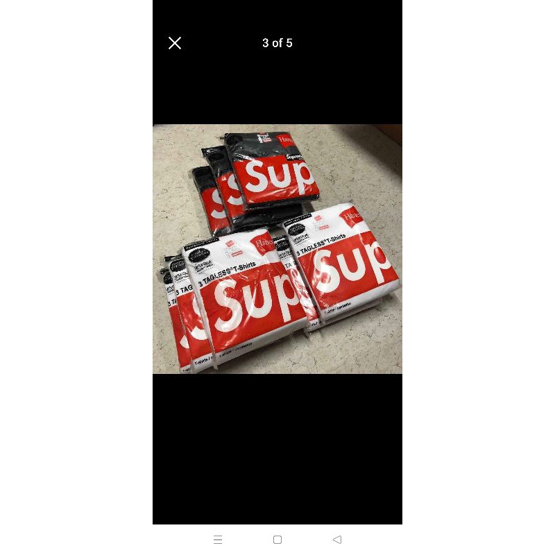 Supreme pack of 3 t outlet shirts