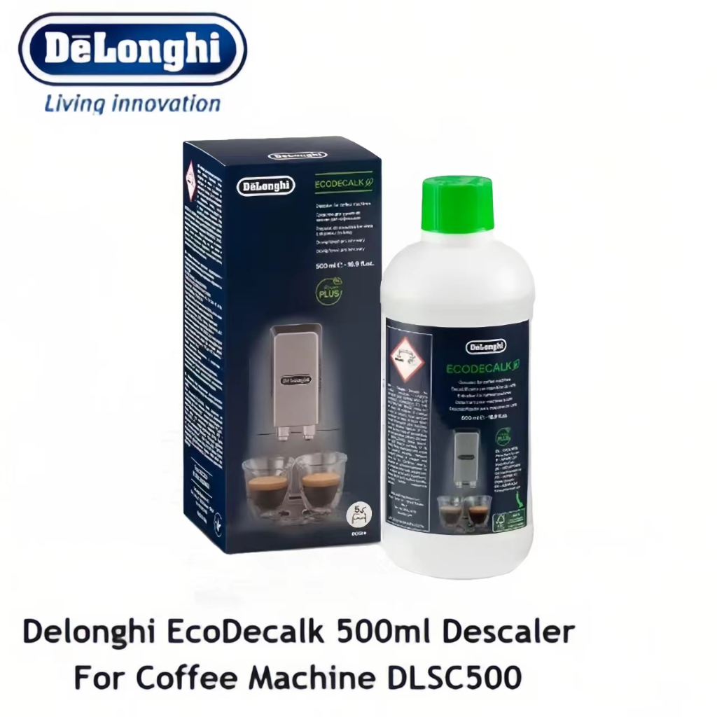 【In Stock】DeLonghi EcoDecalk Descaler 500ml Easy Cleaning Set Perfect ...