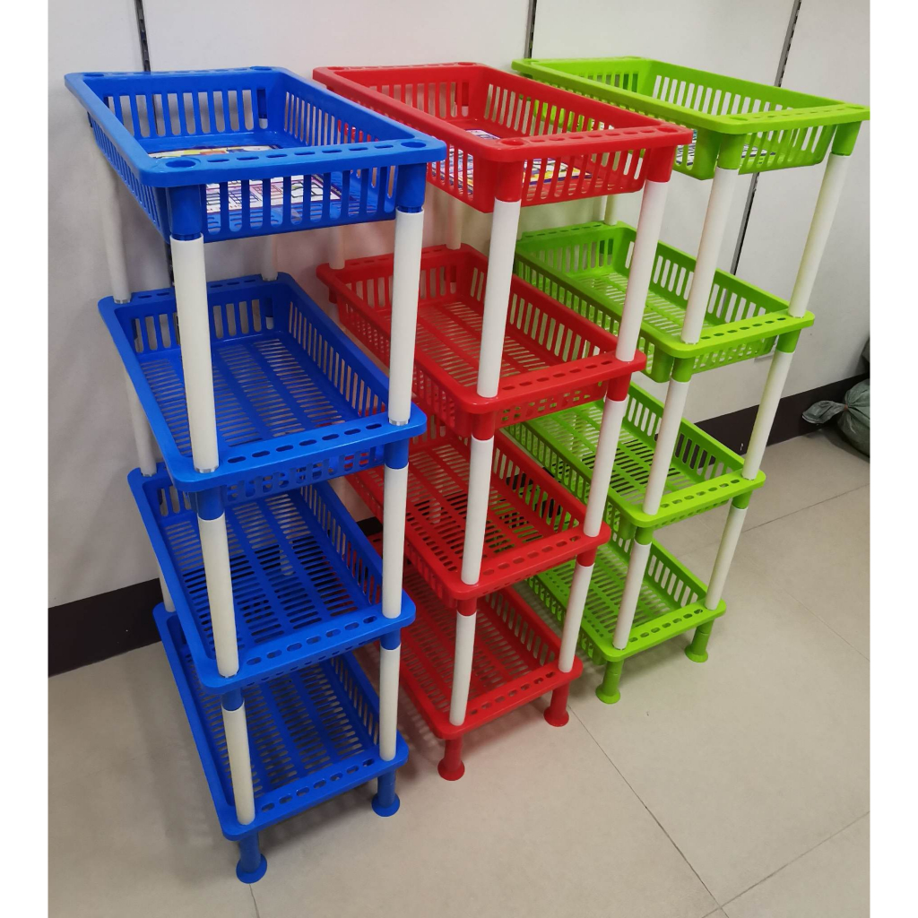 4 Layer Plastic Home Storage Rack Organizer COD | Shopee Philippines