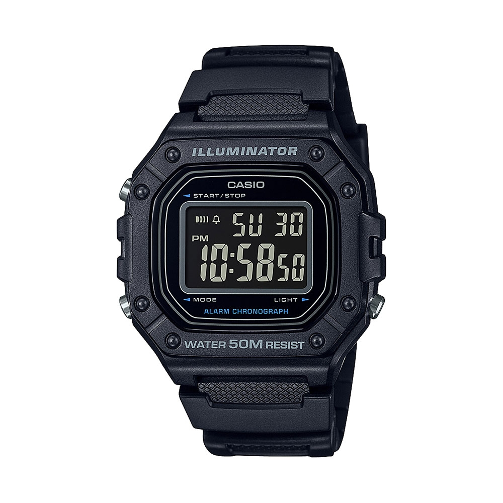 Casio W218 Sports Unisex Watch W-218H-1B | Shopee Philippines