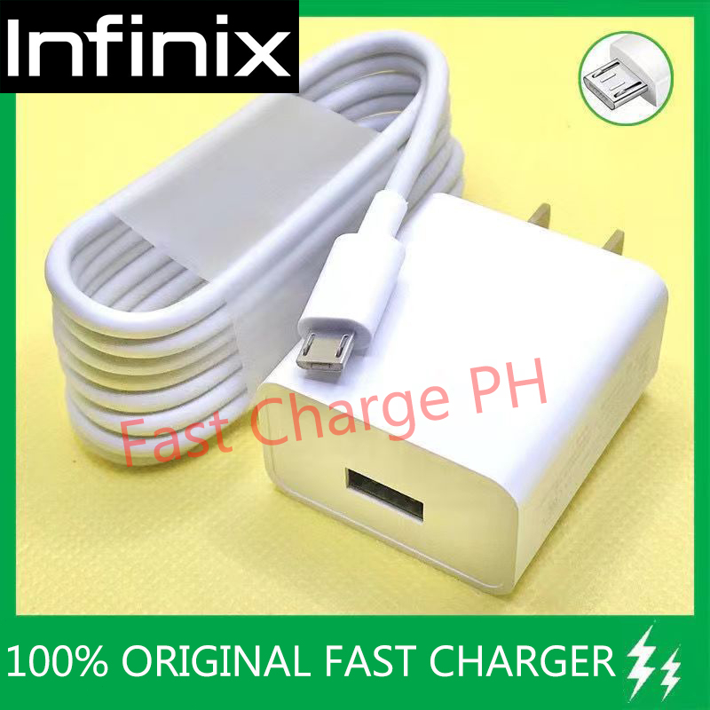 Infinix Charger 10W Micro Usb/Cable For Android Charger 2IN1 Adapter ...