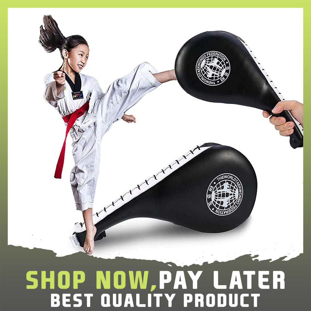 Durable Taekwondo Double Kick Pad Target Karate Kickboxing Pad Practice