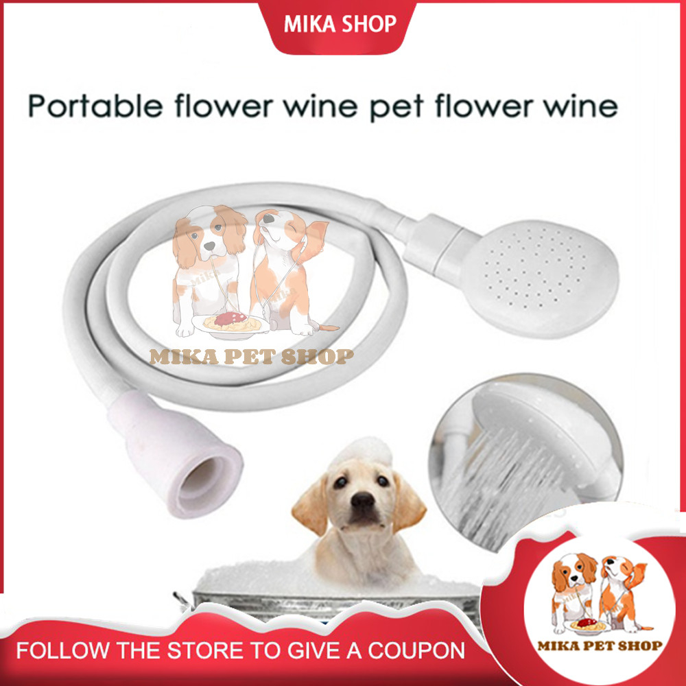 Pet Shower Head with Hose for Sink Washing Hair Pet Cleaning Bath