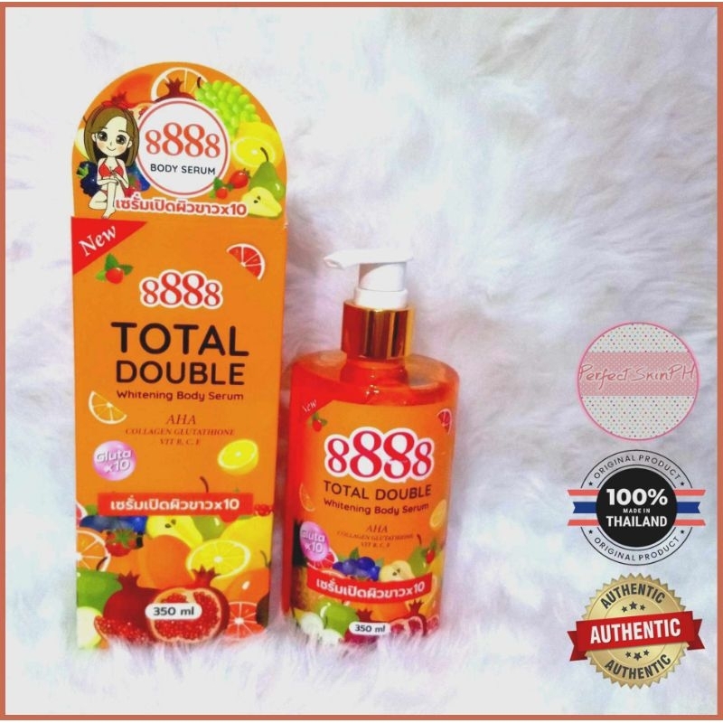 8888 TOTAL DOUBLE WHITENING BODY LOTION(350ml) | Shopee Philippines