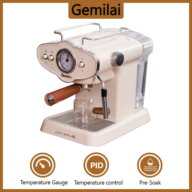 Gemilai Crm Coffee Maker Espresso Machine Piece Set Ml Boiler Bar Mm Portafilter