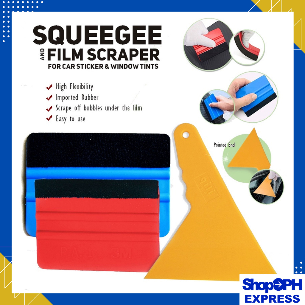 ️ Shop Express | Squeegee And Triangular Film Scraper For Car Sticker ...