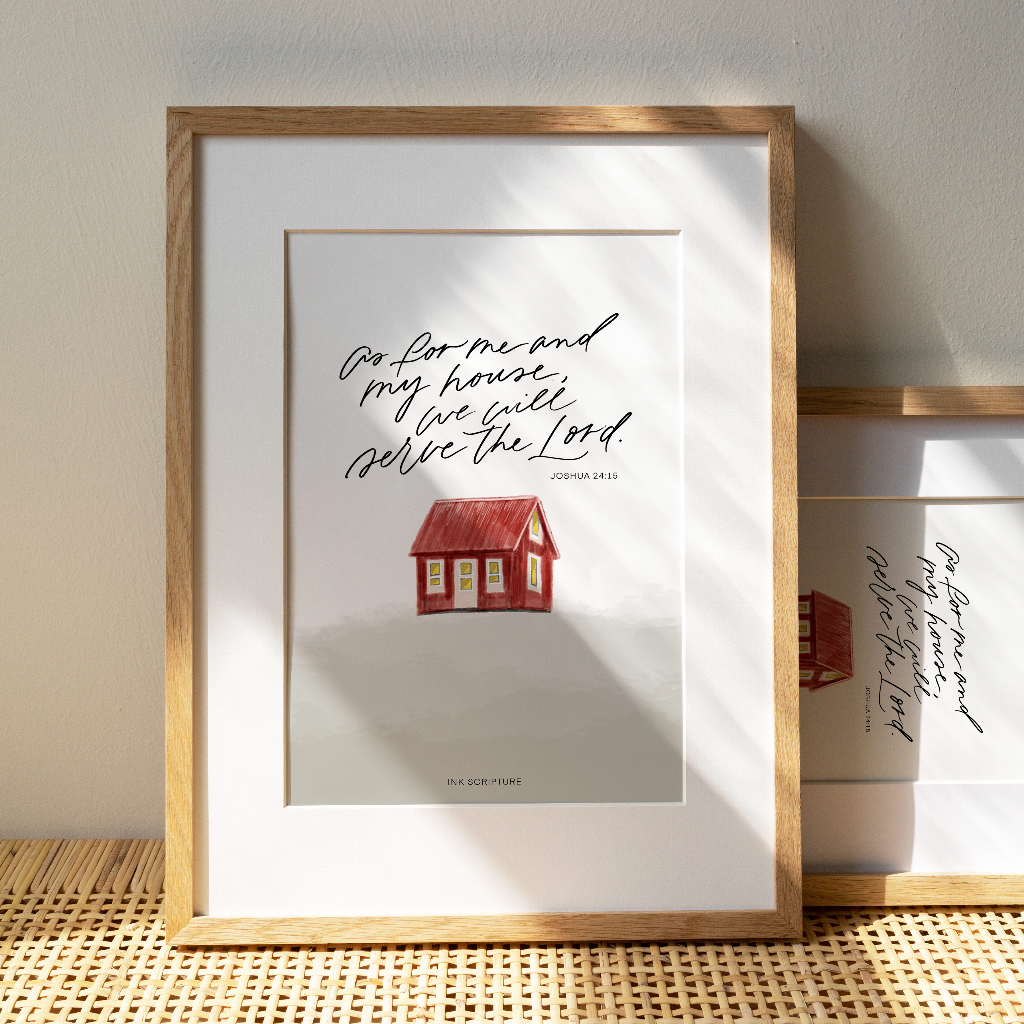 As For Me and My House Art Print Post Card Artwork Shopee