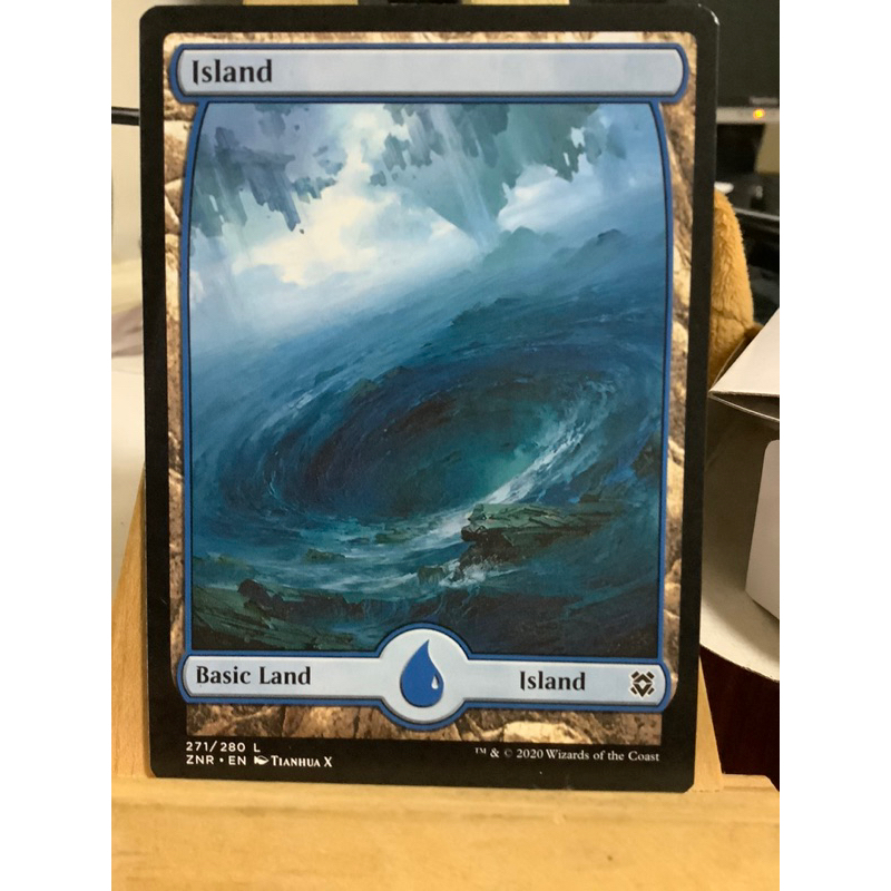 Magic The Gathering Island Full Art Zendikar Rising Shopee