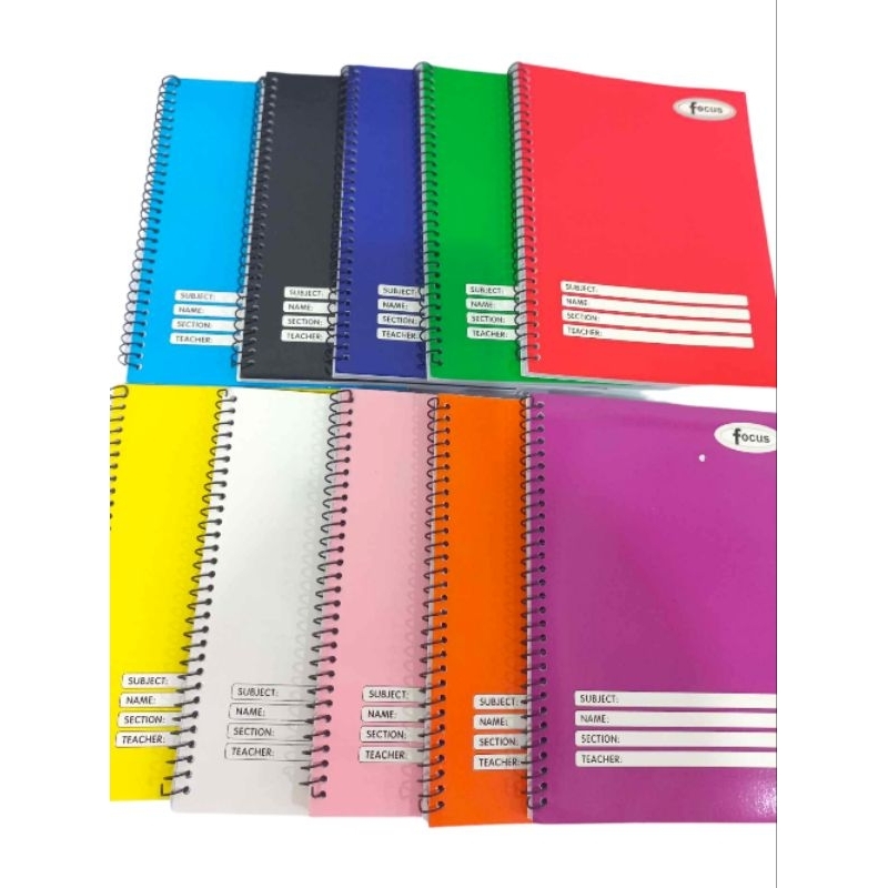 Focus Spiral Notebook Color Coding 80 Leaves | Shopee Philippines