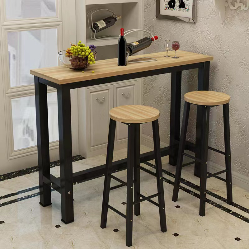 ALVIN Bar Table / Dining Table / A Table With Two Chairs【COD】 | Shopee ...