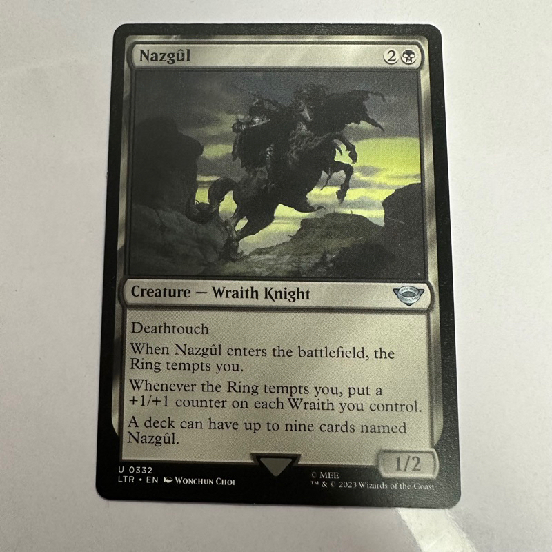 mtg card searcg Magic the Gathering Lord of the Rings Nazgul LTR Foil Trading Card Set –  Rotterdam Comics main image 1
