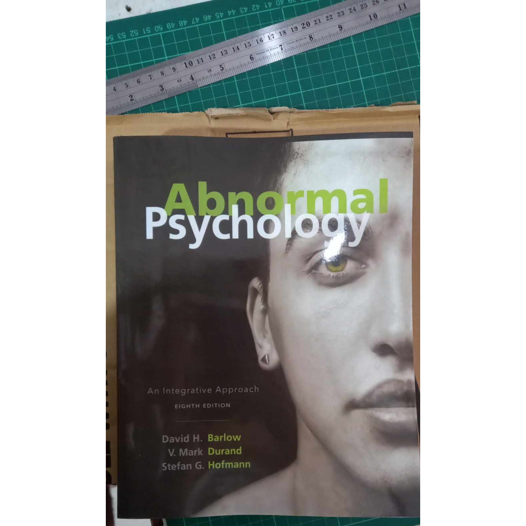 ABNORMAL PSYCHOLOGY (DAVID H. BARLOW, V. MARK DURAND, AND STEFAN G ...