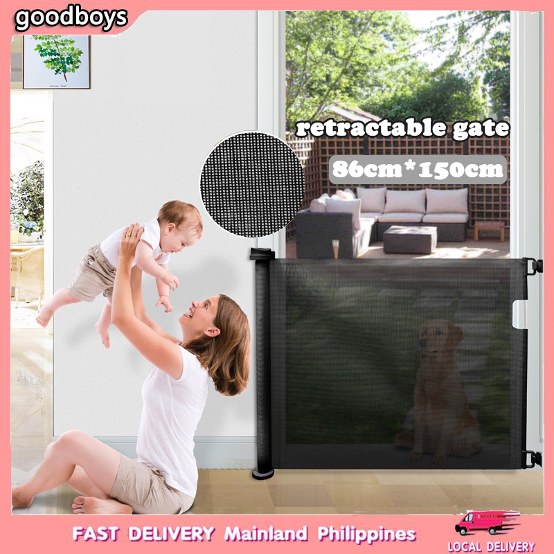 Retractable Children Stair Safety Gate Baby Door Fence for Baby Pets