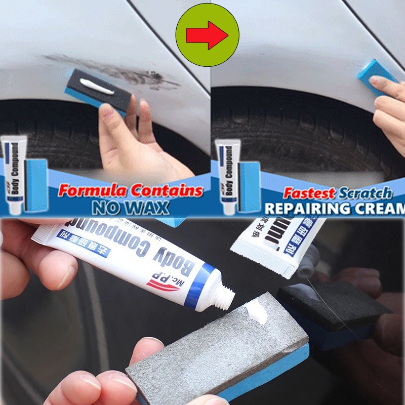 Car Paint Scratch Remover Body Compound Paste Scratch Repair | Shopee ...