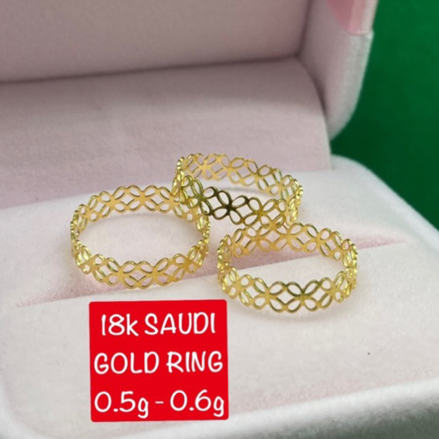 COD PAWNABLE 18k SAUDI GOLD BUTTERFLY RING | Shopee Philippines