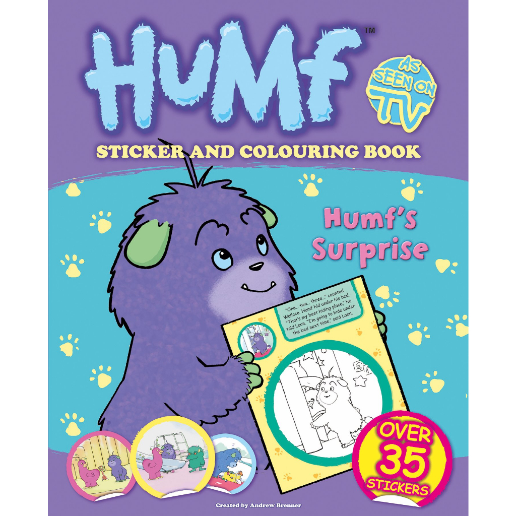 Humf Sticker and Colouring Book: Humf's Surprise | Shopee Philippines
