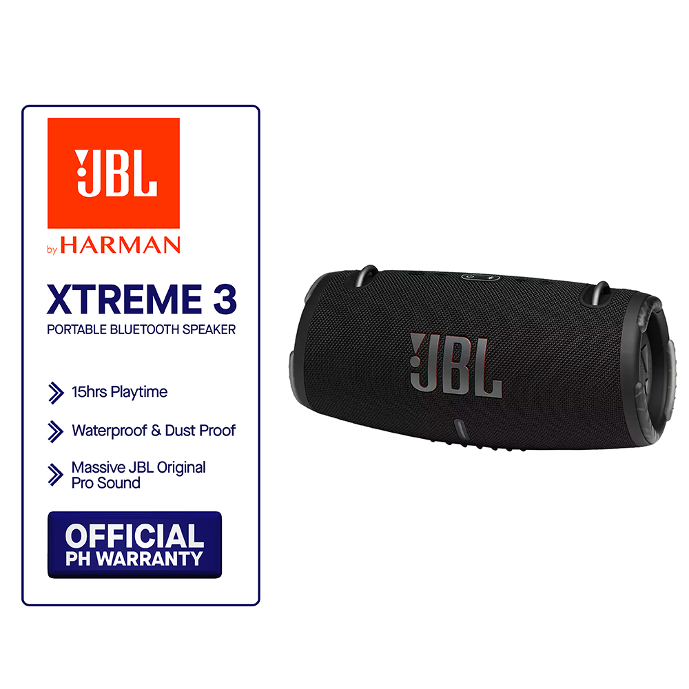 JBL Xtreme 4 / Xtreme 3 Portable Bluetooth Waterproof Speaker Shopee Philippines