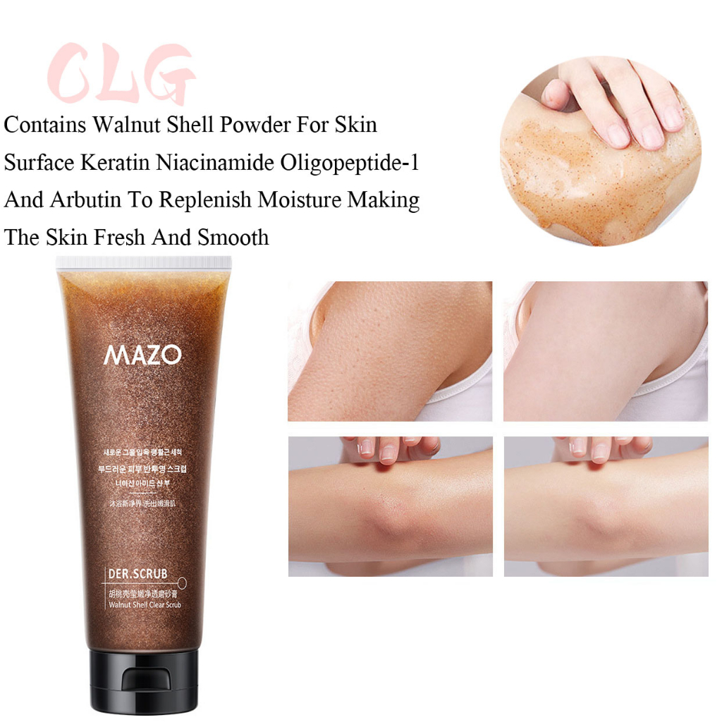 CLG Walnut Shell Scrub 250g Body Scrub Whitening/Chicken Skin Remover