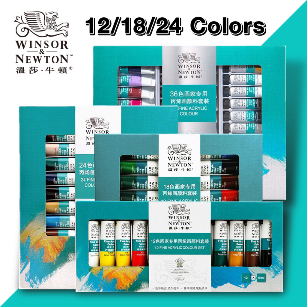 Winsor & Newton Fine Acrylic Paint Set / Winsor And Newton Acrylic