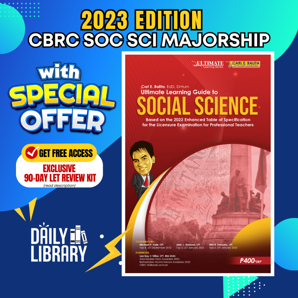 CBRC LET Social Science (General Education & Majorship) Shopee