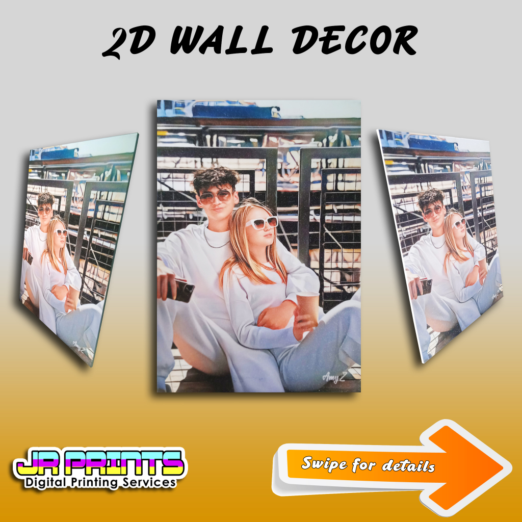 PERSONALIZED SINTRA WALL DECOR [2D/FLAT TYPE] 3mm A4/A5/8