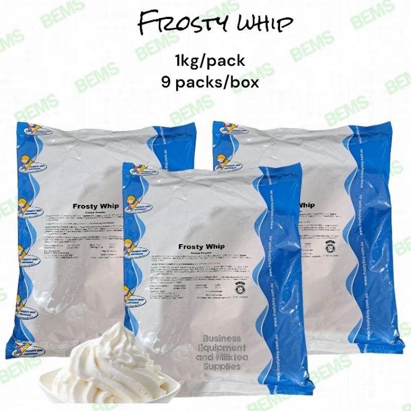 Frosty Boy whipping cream powder Whipped cream frosting 1kg Shopee