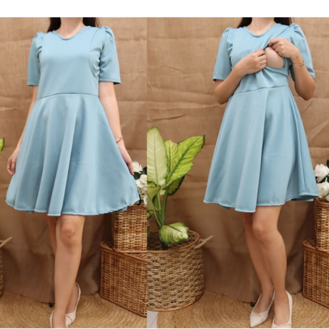 NURSING PASTEL COLORS WITH SIZES / BREASTFEEDING WEAR / MATERNITY DRESS