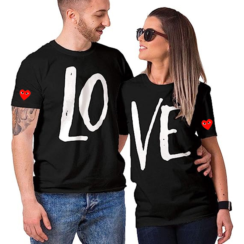 Love couple t shirt Valentine's Day shirt couple shirt round neck T ...