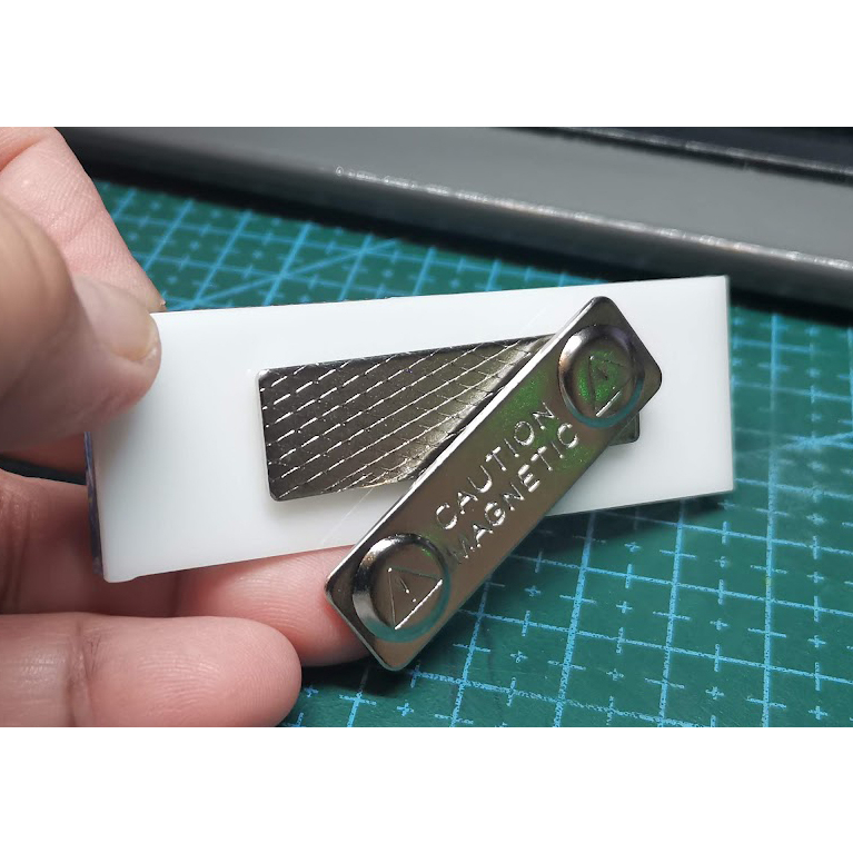 Big Size Custom Acrylic Nameplate / Name Badge / Name Tags PIN/Magnetic ...